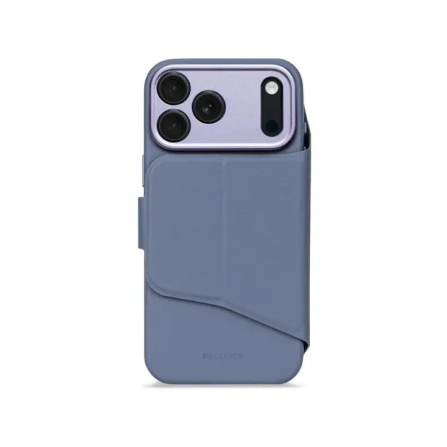 Decoded - Textured Silicone Detachable Wallet for iPhone 17 Pro Max - Forever Bl