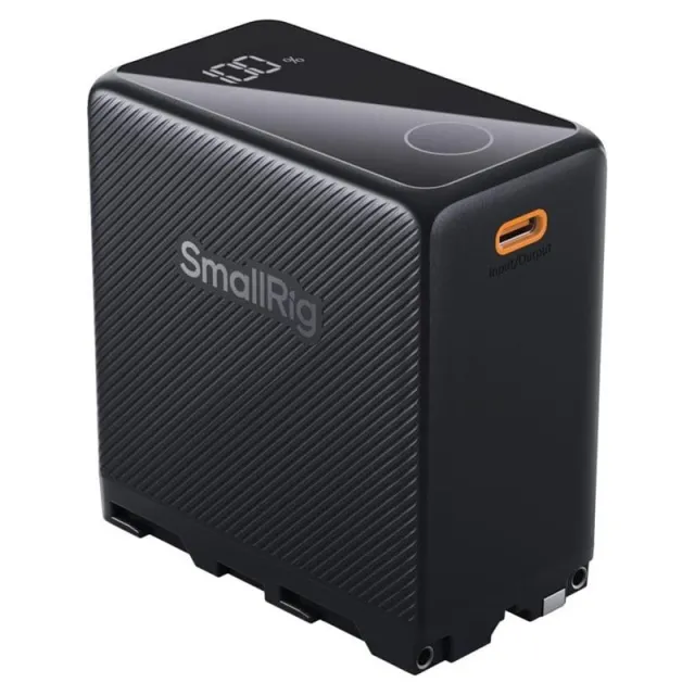 SmallRig 4469 Camera Battery USB-C Rechargeable NP-F970 Black