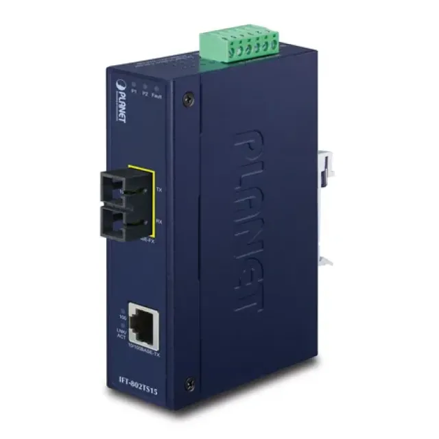 Planet IFT-802TS15 Optisk Transceiver - 100 Mbit/s - 15000 m - SC - 1310 nm
