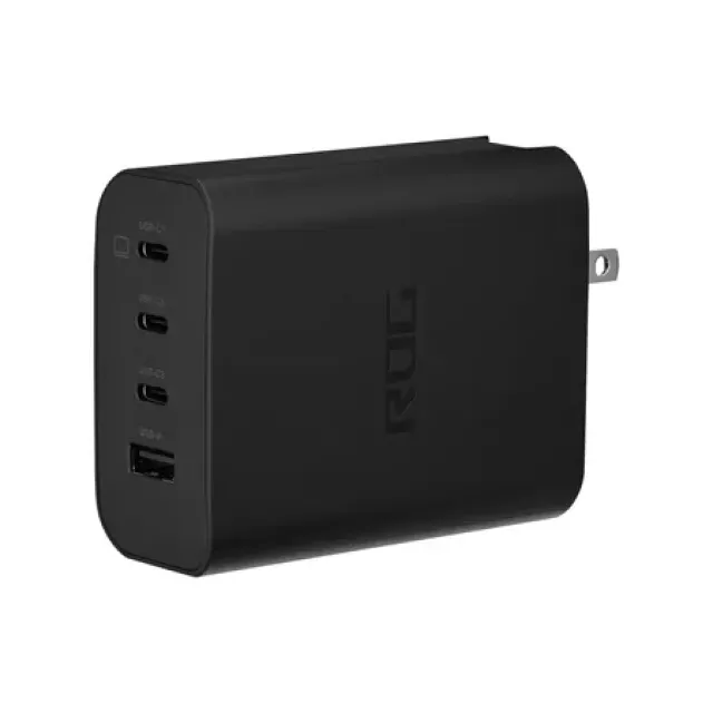 ASUS ROG 140W USB-C GaN Oplader - 140 W - 3x USB-C - 4 porte - Sort - 1 pc(s)