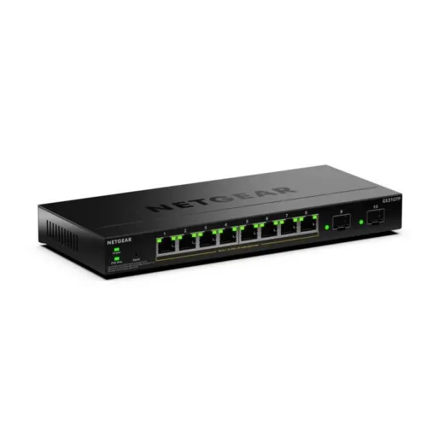 NETGEAR GS310TPv2  -  8-port Gigabit PoE+ Smart-switch - GEEKD.dk