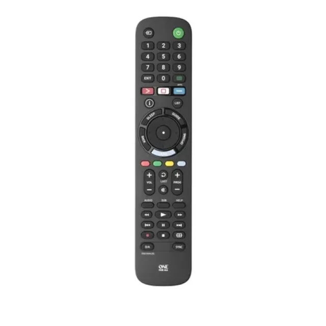 One for All TV Replacement Remotes URC 4912 Fjernbetjening - Sony - TV - IR trådløs - Sort
