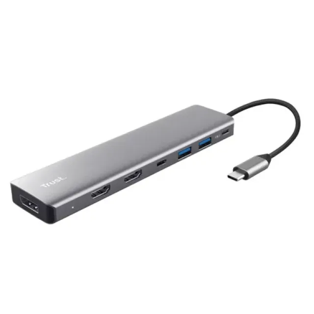 Trust 25661 Dockingstation - USB Type-C - 3x HDMI - 100 W - 2x USB-A - 2x USB-C
