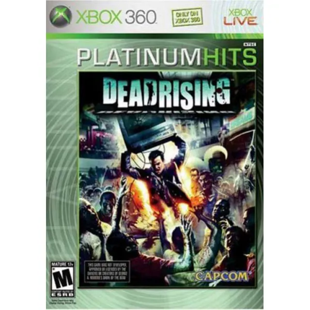 Dead Rising  -  Platinum Hits  -  amerikansk regionslåst  -  Xbox 360 Xbox Spil - GEEKD.dk