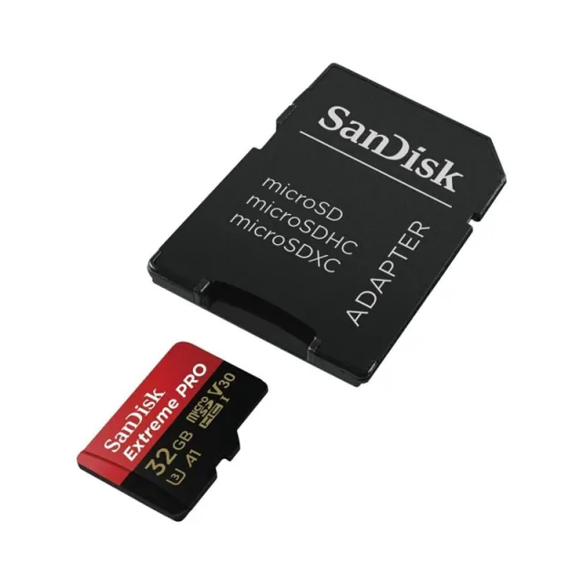 SANDISK Extreme Pro microSD/SD - 100MB/s - 32GB