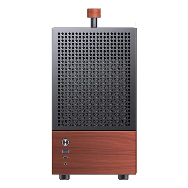 Jonsbo T6 Mini-ITX-kabinet  -  sort - GEEKD.dk