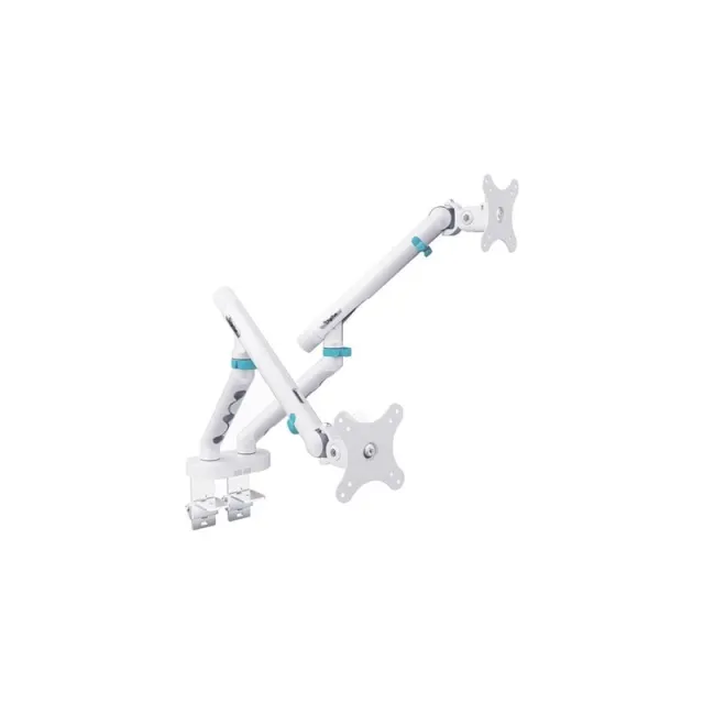 DIGITUS mounting kit - for 2 curved / flat panels - 2 x 10 kg - white - Maks 20 kg - Maks størrelse 35 "
