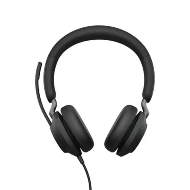 Jabra Evolve2 40 Headset - Ledningsført - Supraaural - Sort - 188 g