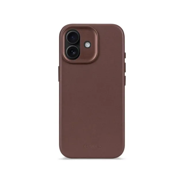 Decoded - Leather Backcover for iPhone 17 - Chocolat brown
