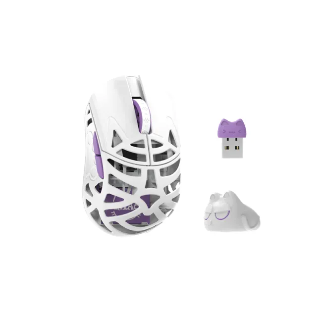 WLMouse Beast Miao (Omron) / Wireless 8K / Magnesium - Gaming Mus - Optisk - 5 knapper - Hvid
