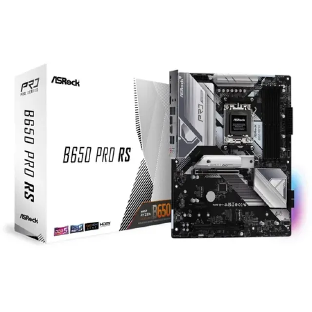 ASRock B650 Pro RS - DDR5-SDRAM - ATX Bundkort - Sokkel AM5