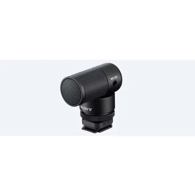 SONY ECM-G1 Mikrofon - Ledningsført - Mikrofon til digitalkamera - 3.5 mm (1/8") - Sort