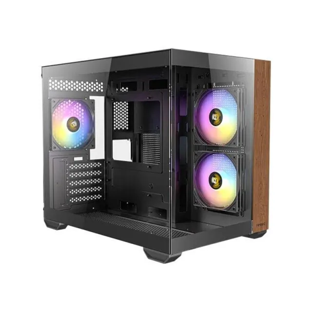 Antec CX600M Wood ARGB - mid tower - ATX - Kabinet - Tower - Brun